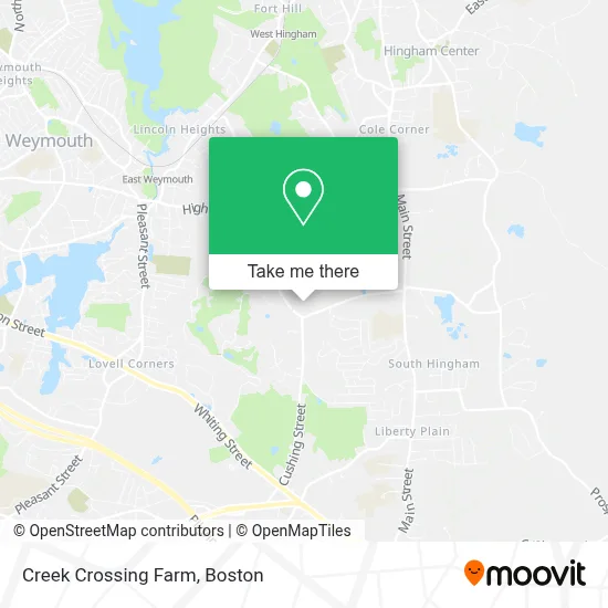 Creek Crossing Farm map