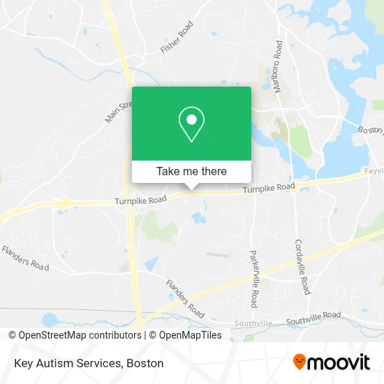 Key Autism Services map
