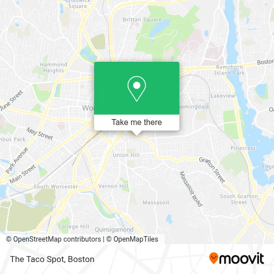 The Taco Spot map