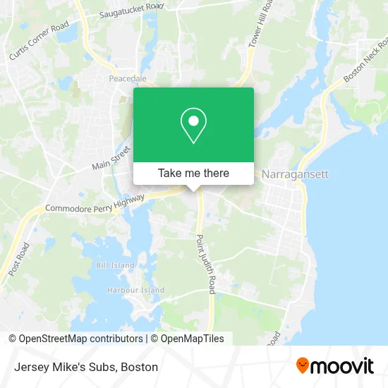 Jersey Mike's Subs map