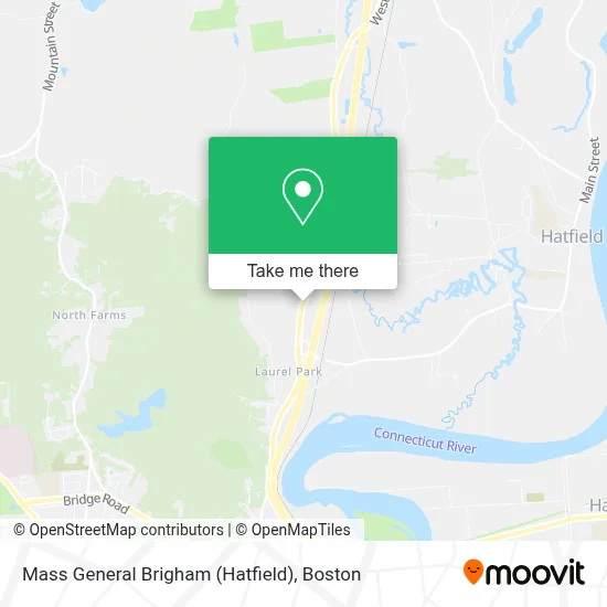 Mass General Brigham (Hatfield) map