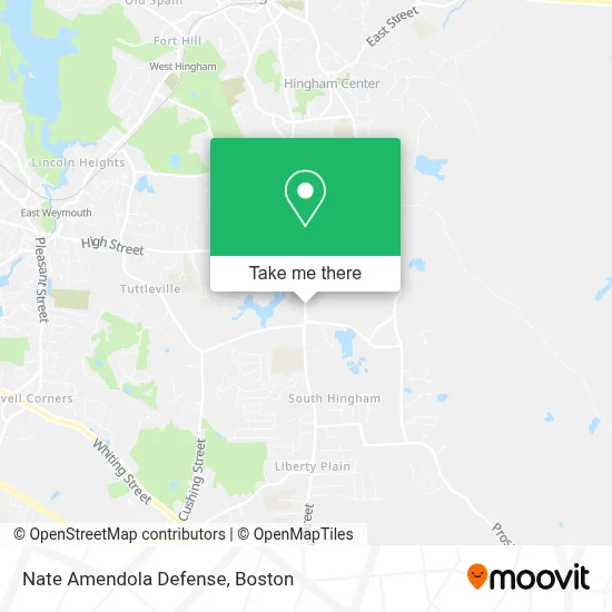 Nate Amendola Defense map