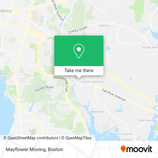 Mayflower Moving map
