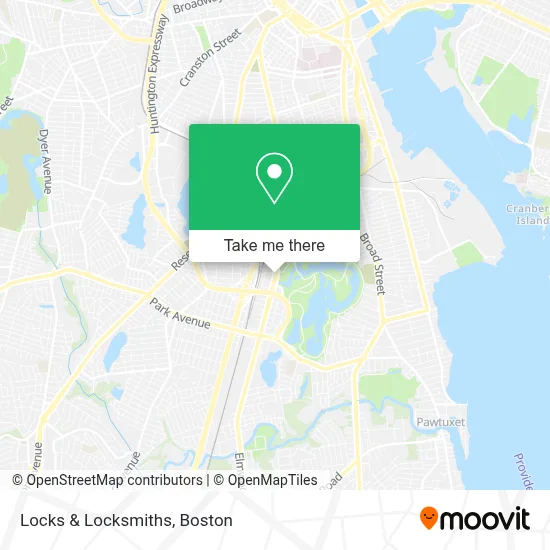 Locks & Locksmiths map