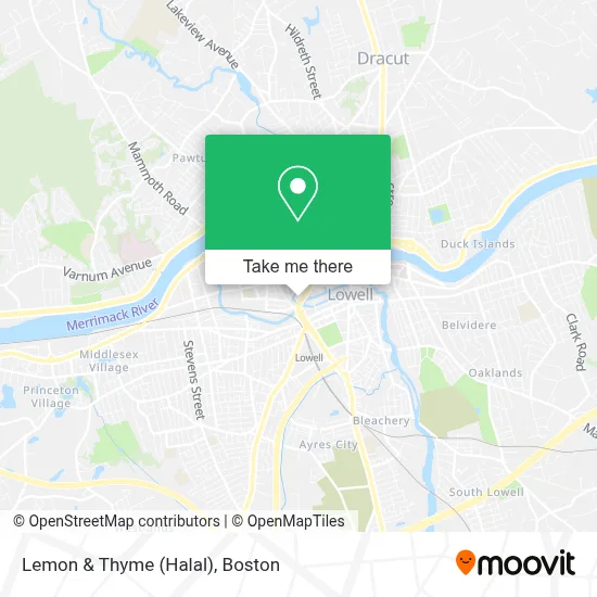 Lemon & Thyme (Halal) map