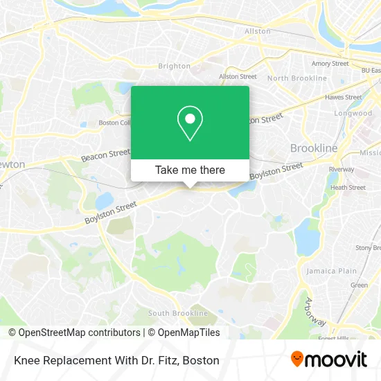 Knee Replacement With Dr. Fitz map
