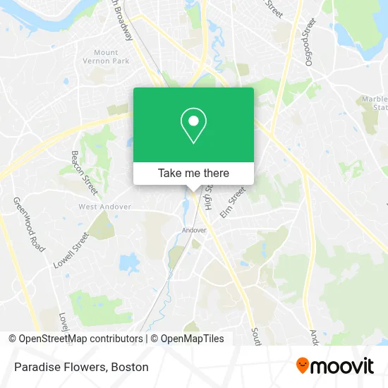 Paradise Flowers map