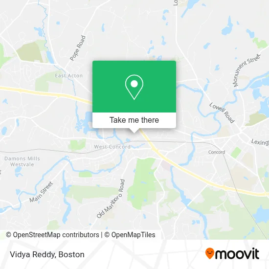 Vidya Reddy map