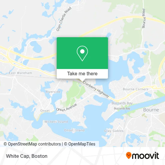 White Cap map