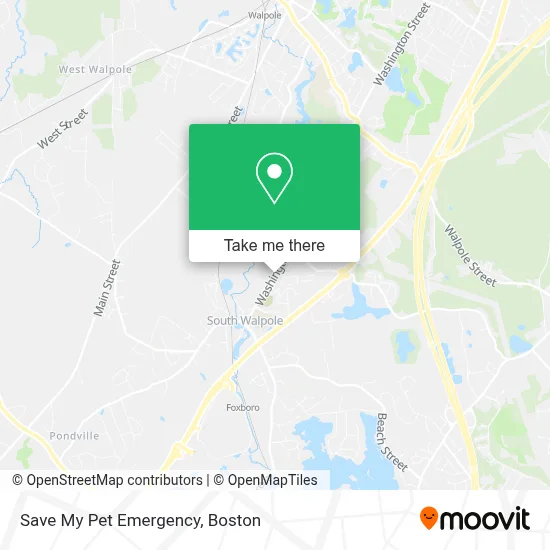 Save My Pet Emergency map