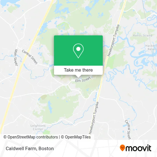 Caldwell Farm map