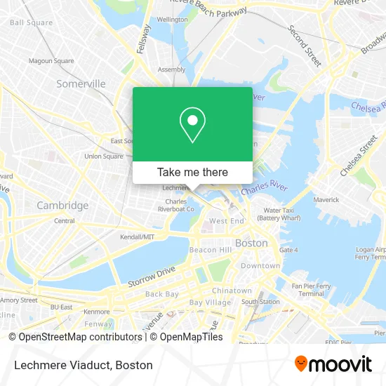 Lechmere Viaduct map