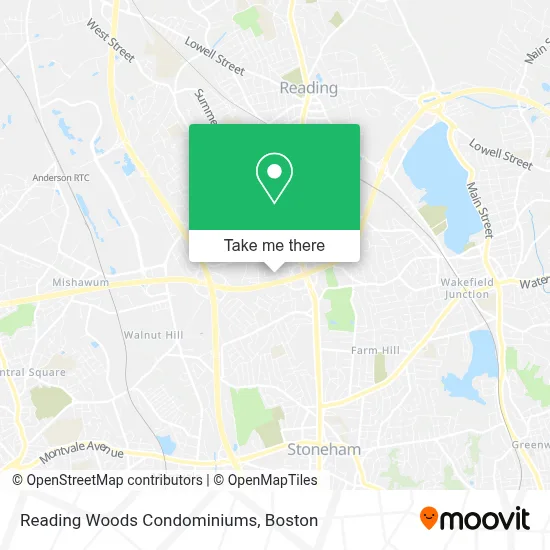 Reading Woods Condominiums map