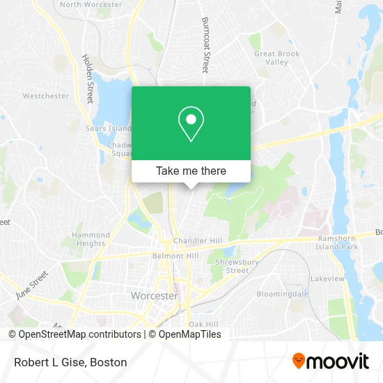 Robert L Gise map