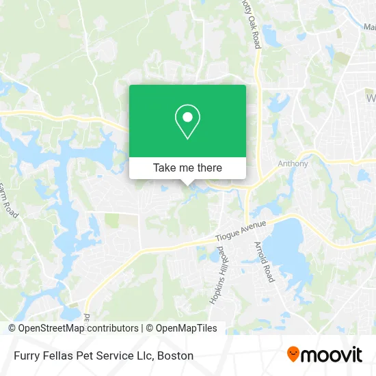 Furry Fellas Pet Service Llc map