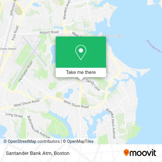 Santander Bank Atm map