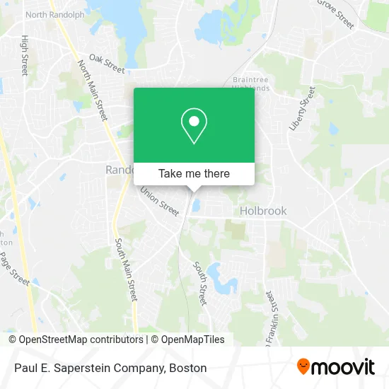 Paul E. Saperstein Company map