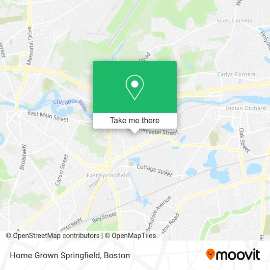Home Grown Springfield map