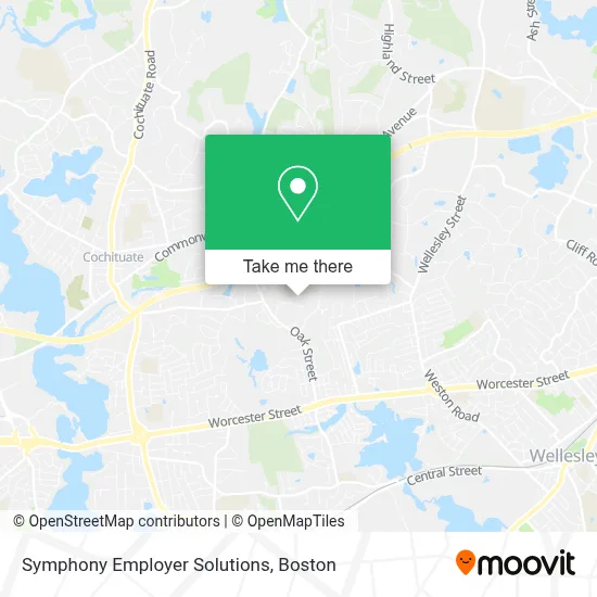 Symphony Employer Solutions map