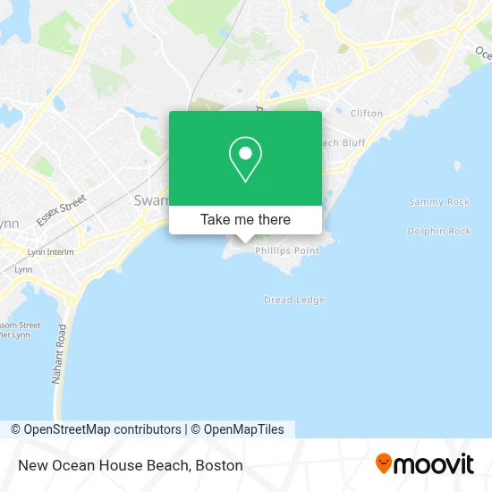 New Ocean House Beach map