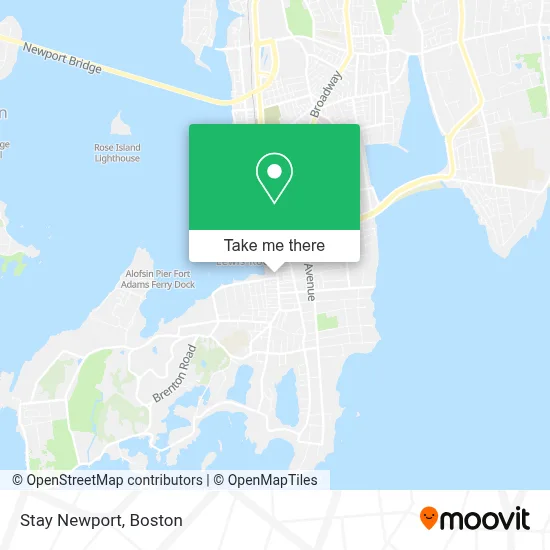 Stay Newport map