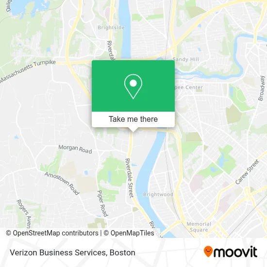 Verizon Business Services map