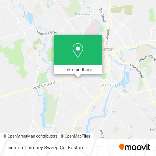 Taunton Chimney Sweep Co map
