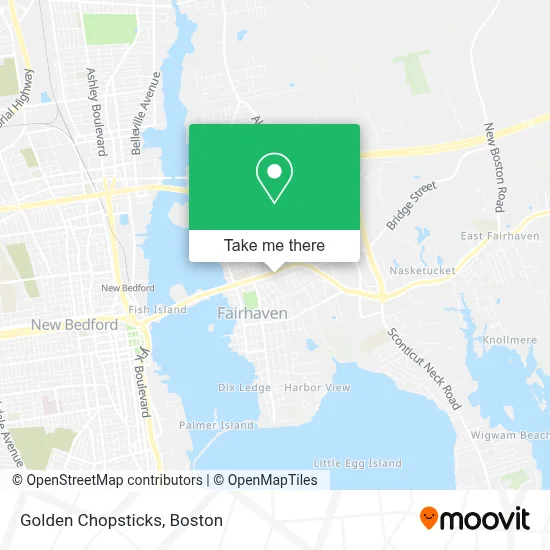 Golden Chopsticks map