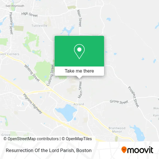 Resurrection Of the Lord Parish map