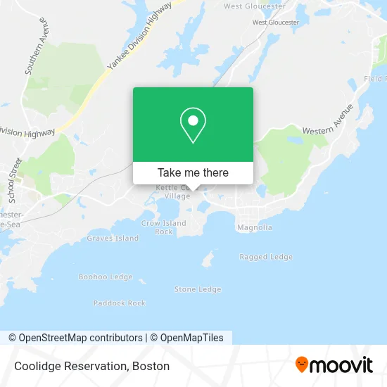 Coolidge Reservation map