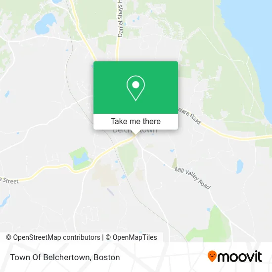 Town Of Belchertown map