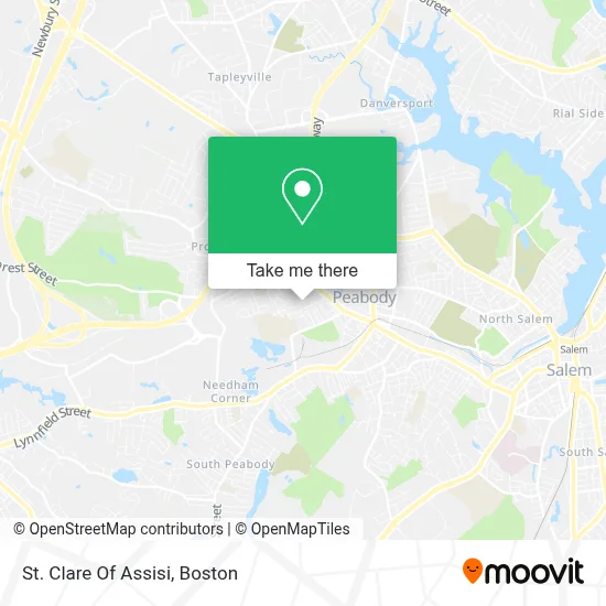 St. Clare Of Assisi map