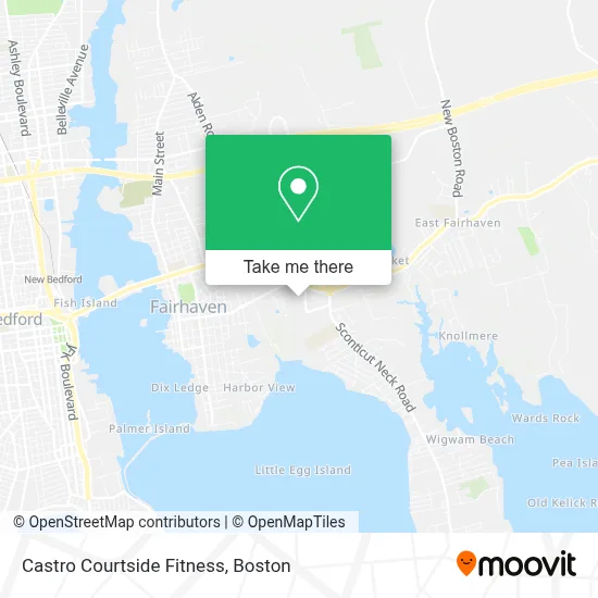 Castro Courtside Fitness map