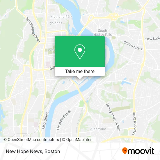 New Hope News map