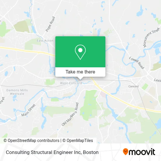 Consulting Structural Engineer Inc map