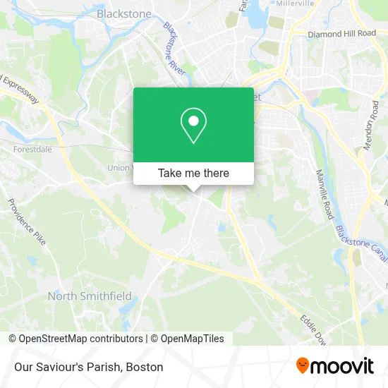 Our Saviour's Parish map