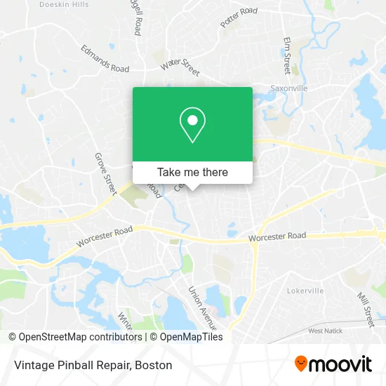 Vintage Pinball Repair map