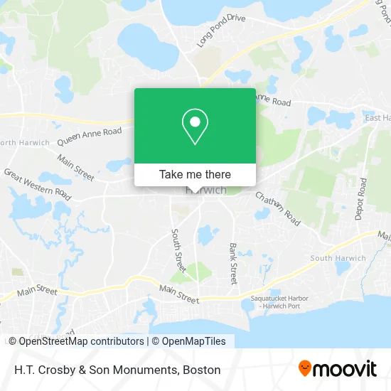 H.T. Crosby & Son Monuments map