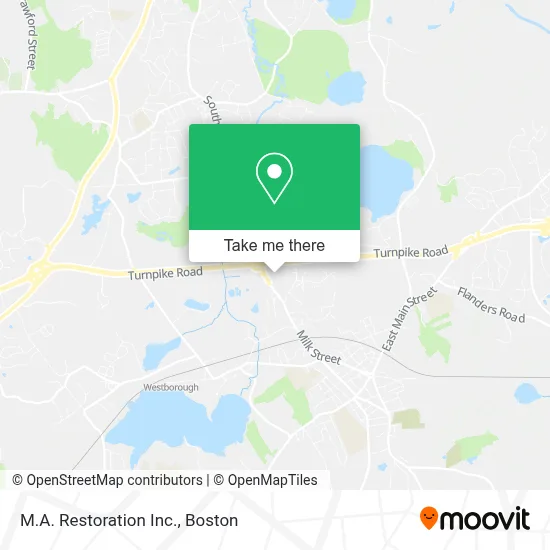 M.A. Restoration Inc. map