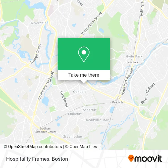 Hospitality Frames map