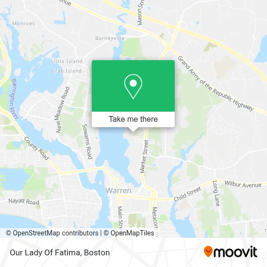 Our Lady Of Fatima map