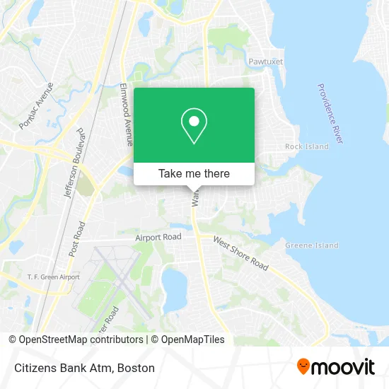 Citizens Bank Atm map