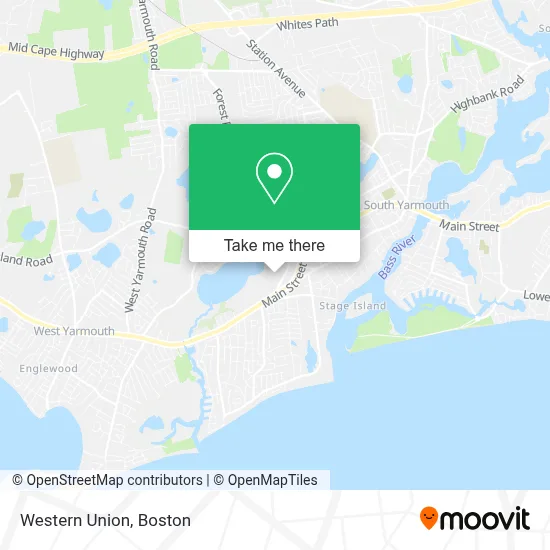 Western Union map