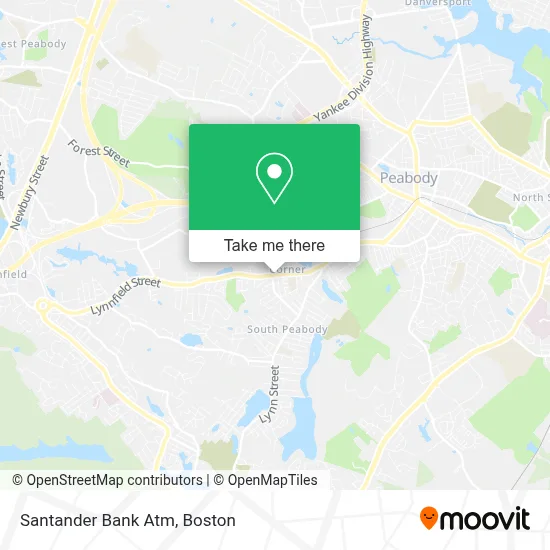 Santander Bank Atm map