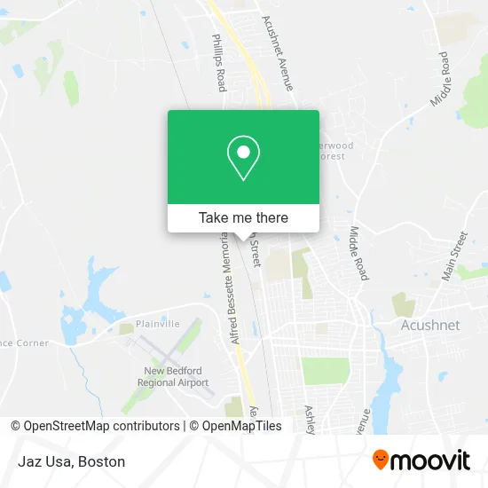 Jaz Usa map