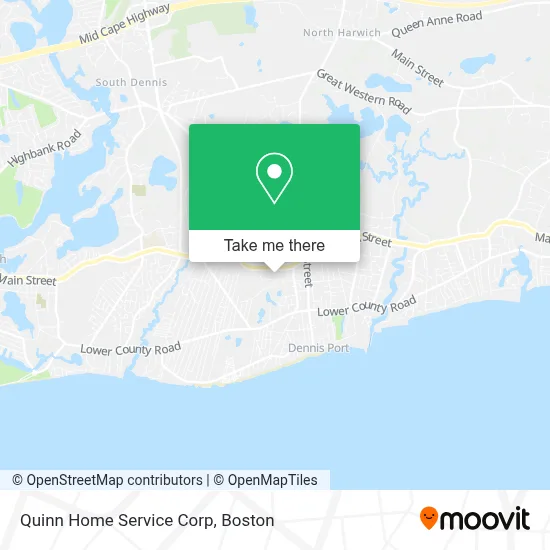 Quinn Home Service Corp map