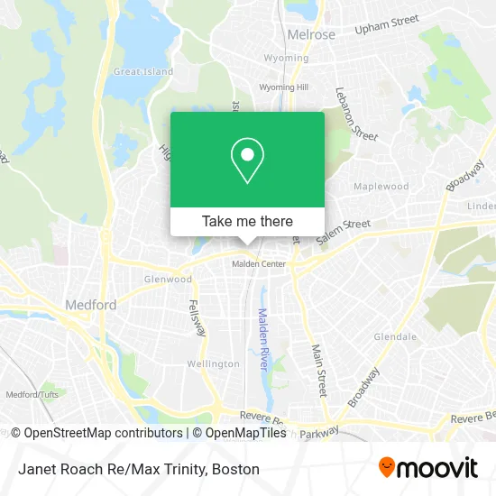 Janet Roach Re/Max Trinity map