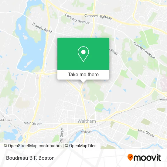 Boudreau B F map
