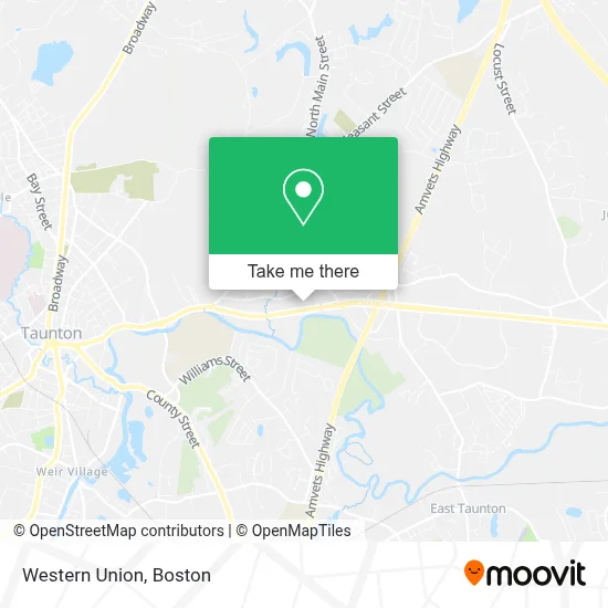 Western Union map