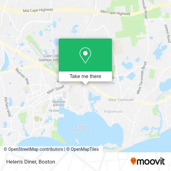Helen's Diner map